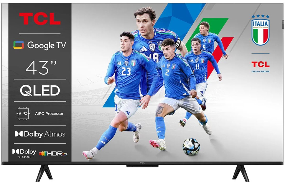 Телевизор TCL 43inch QLED Android TV HDR10+ Bionic Color Optimization Technology Dolby Vision Dolby Atmos 2x10Wна ниска цена с бърза доставка - BestPC.BG