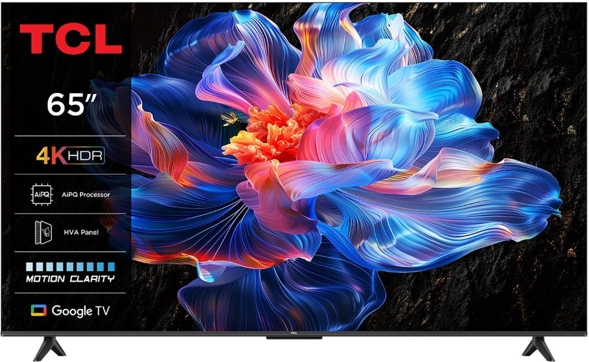 Телевизор TCL 65inch, 4K UHD, Android TV 12, 60 Hz, 260 cd/m², HDR10, DVB Audio 2x10W, Google Assistant, VESAна ниска цена с бърза доставка - BestPC.BG