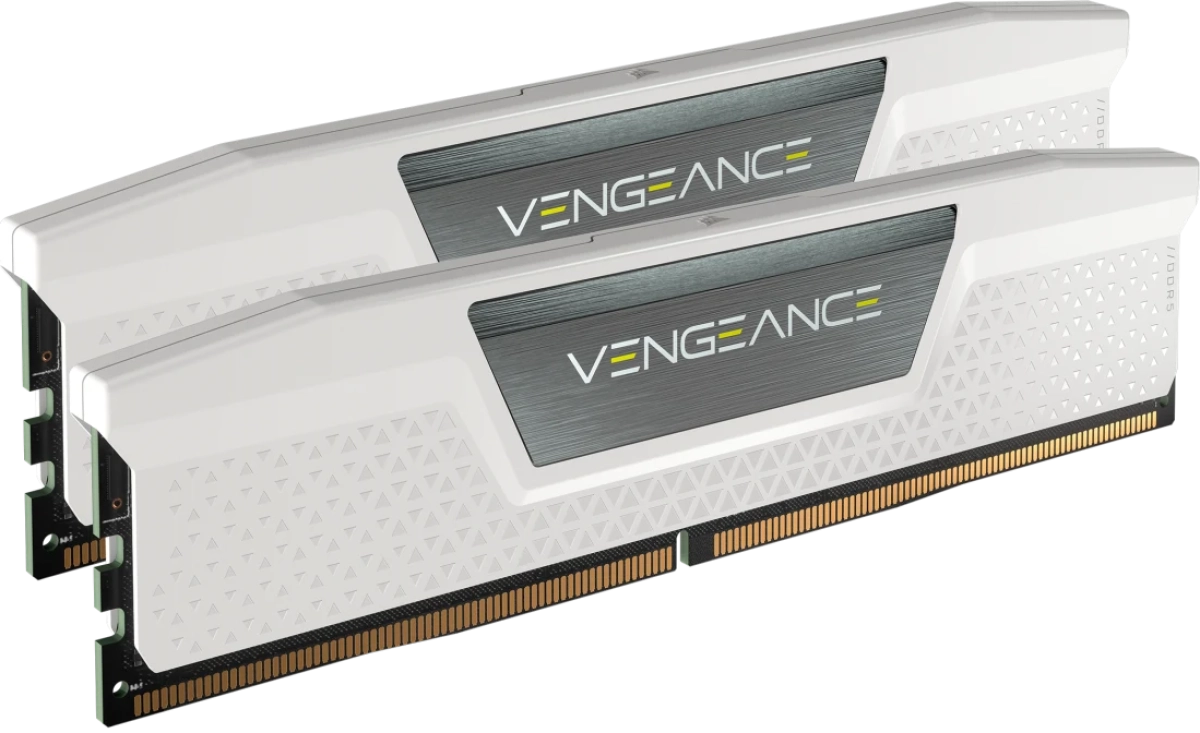 Памет CORSAIR VENGEANCE DDR5 32GB (2 x 16GB) DDR5 6000 CL36-44-44-96 1.35V Intel XMP & AMD EXPO - Whiteна ниска цена с бърза доставка - BestPC.BG