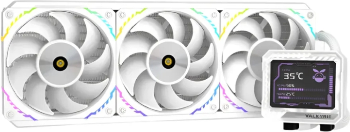 Водно охлаждане Valkyrie V360 ARGB Whiteна ниска цена с бърза доставка - BestPC.BG