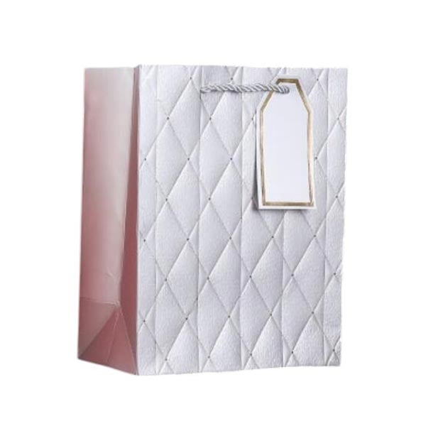 Подаръчна торбичка, каре, 30 х 42 х 12 cm, сивана ниска цена с бърза доставка - BestPC.BG