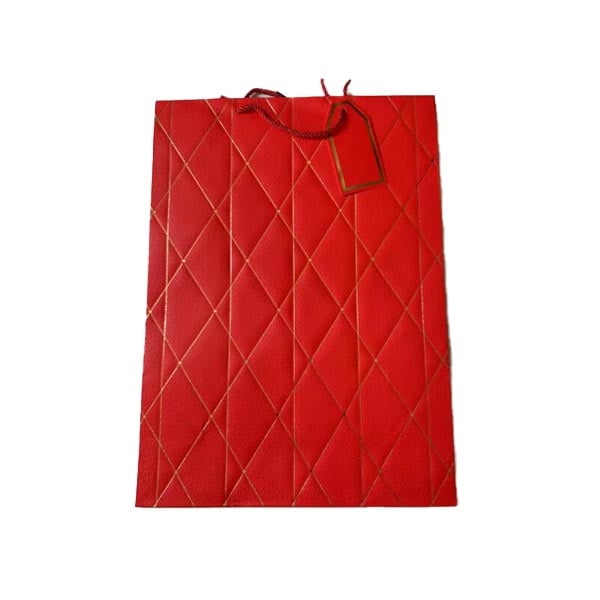 Подаръчна торбичка, каре, 30 х 42 х 12 cm, червенана ниска цена с бърза доставка - BestPC.BG