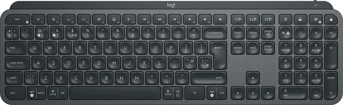 Клавиатура LOGITECH MX Keys Bluetooth Illuminated Keyboard - GRAPHITE- US INT'L - B2Bна ниска цена с бърза доставка - BestPC.BG