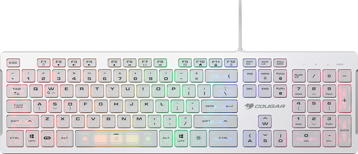 Клавиатура COUGAR VANTAR S Gaming Keyboard, Бялана ниска цена с бърза доставка - BestPC.BG