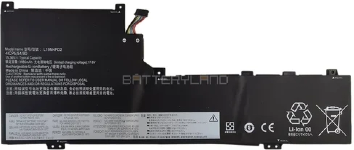 L19M4PD2 батерия за лаптоп Lenovo, 4 клетки, 15.4V, 55Whна ниска цена с бърза доставка - BestPC.BG