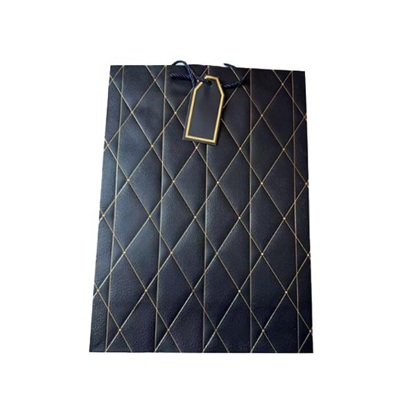 Подаръчна торбичка, каре, 30 х 42 х 12 cm, чернана ниска цена с бърза доставка - BestPC.BG