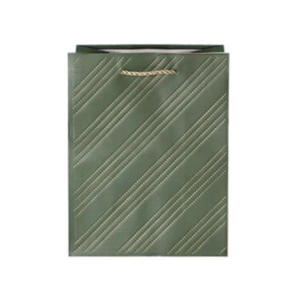 Подаръчна торбичка, имитация на шев, 18 х 23 х 10 cm, зеленана ниска цена с бърза доставка - BestPC.BG