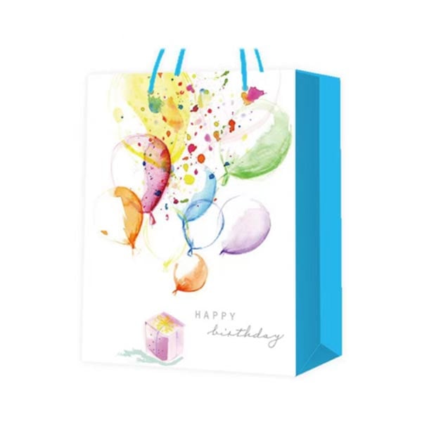 Подаръчна торбичка Happy Birthday, балони, 30 х 41.5 х 12 cmна ниска цена с бърза доставка - BestPC.BG