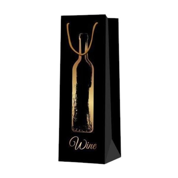 Торбичка за вино, бутилка, 12 х 35 х 9 cm, чернана ниска цена с бърза доставка - BestPC.BG