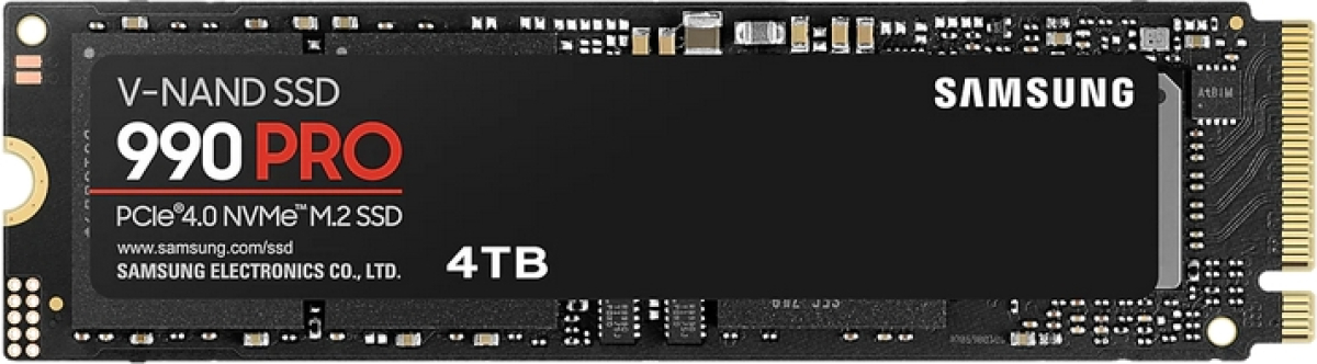 SSD Samsung SSD 990 PRO 4TB PCIe 4.0 NVMe 2.0 M.2 MZ-V9P4T0BWна ниска цена с бърза доставка - BestPC.BG