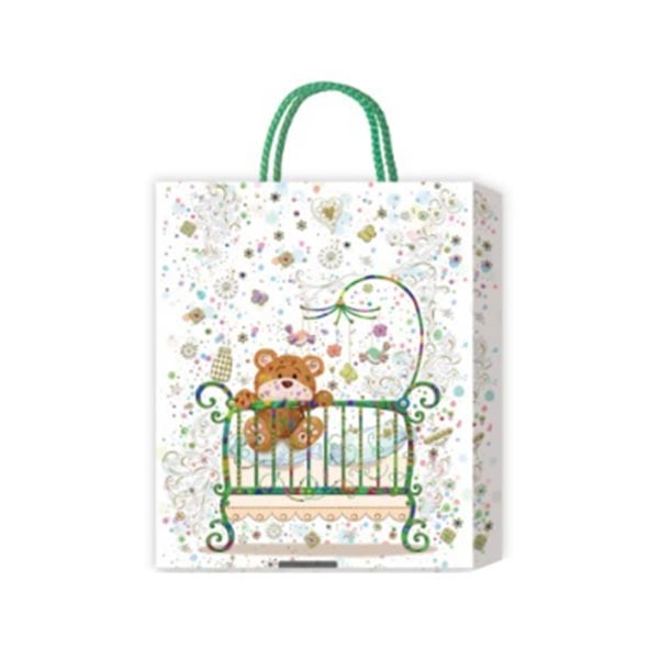 Подаръчна торбичка, креватче, за бебе, 31 х 42 х 12 cmна ниска цена с бърза доставка - BestPC.BG