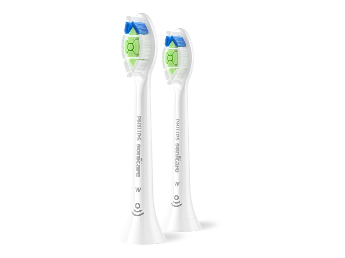 PHILIPS 2pcs toothbrush head Sonicare Optimal White whiteна ниска цена с бърза доставка - BestPC.BG
