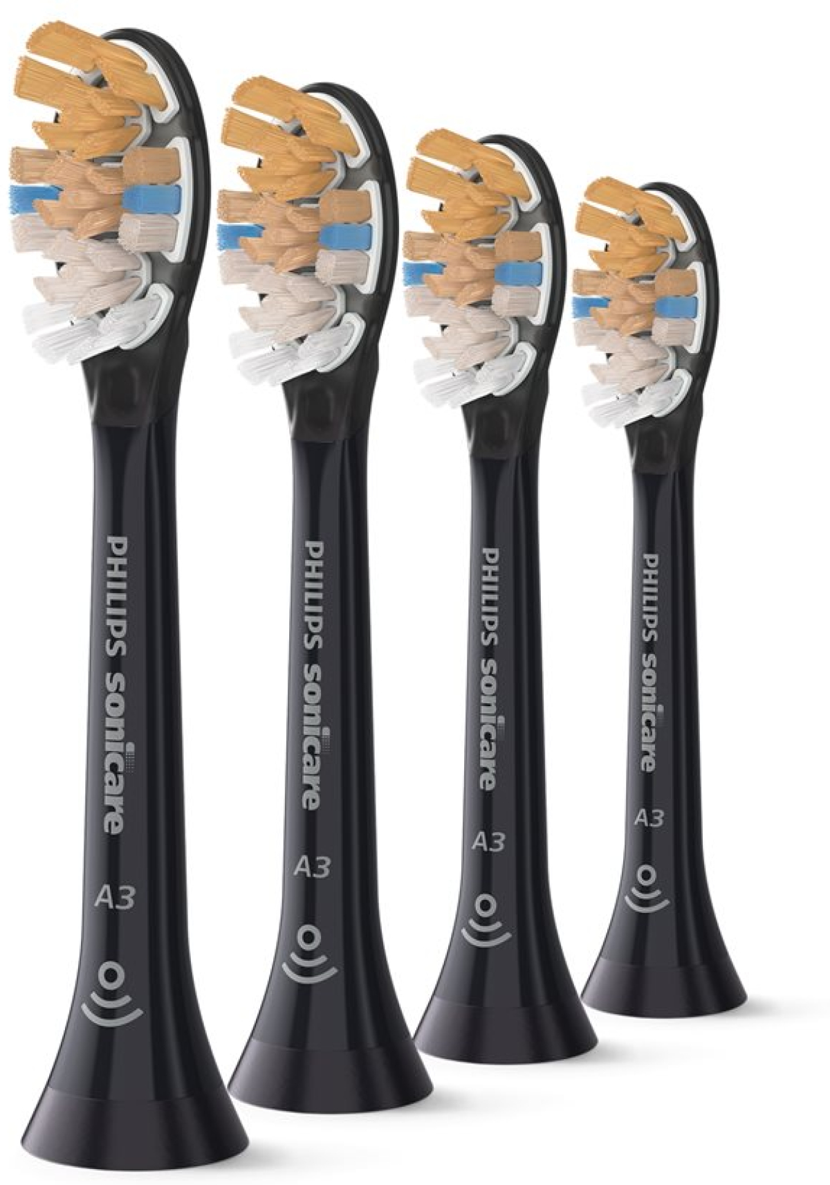 PHILIPS toothbrush head Sonicare Premium All-in-One 4pcs blackна ниска цена с бърза доставка - BestPC.BG