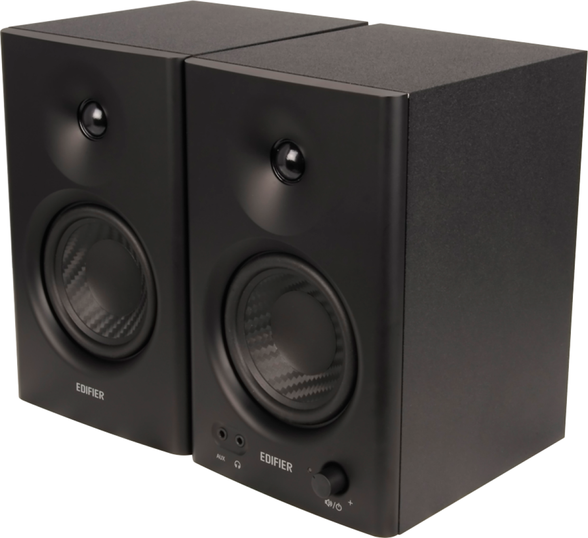 Колонки Edifier MR4 Active Studio Monitors, RCA, AUX, TRS, 1-inch Tweeters, 4-inch Woofers, 42W (RMS), Control Knob, Blackна ниска цена с бърза доставка - BestPC.BG