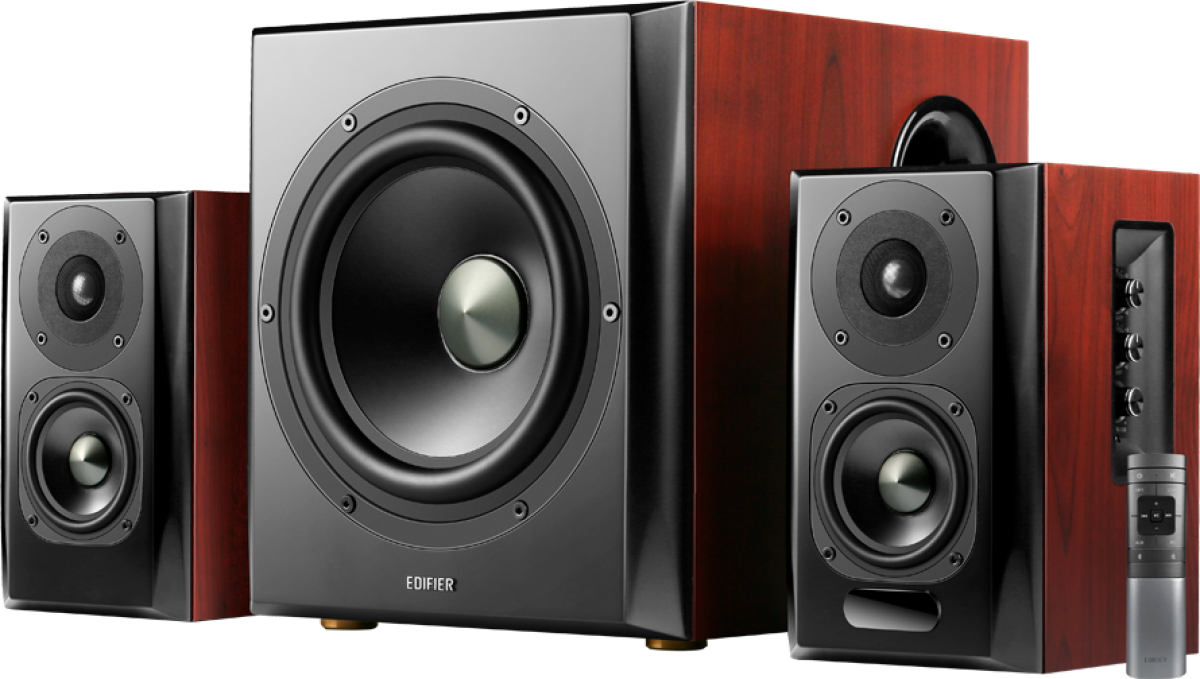 Озвучителна система Edifier S350DB 2.1 Audio System, BT V5.1, Optical, Coaxial, RCA, 8-inch Subwoofer, 3.5-inch Drivers, 0.75-inch Tweeters, 70W (RMS)на ниска цена с бърза доставка - BestPC.BG