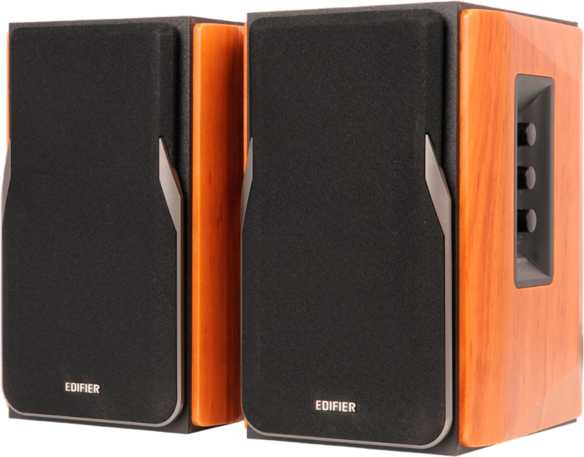 Колонки Edifier R1380DB 2.0 Bookshelf Speakers, BT V5.1, Optical, Coaxial, RCA, 1-inch Tweeters, 4-inch Drivers, 42W (RMS),на ниска цена с бърза доставка - BestPC.BG