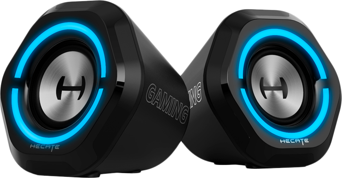 Озвучителна система Edifier G1000 2.0 Audio System, BT V5.3, USB, AUX, 2.5-inch Drivers, RGB Lighting, 5W (RMS), Blackна ниска цена с бърза доставка - BestPC.BG