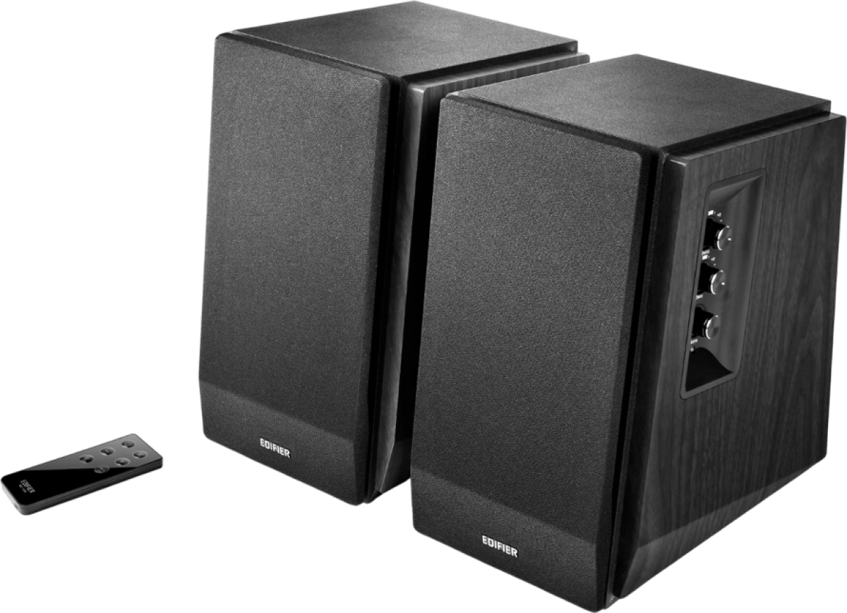 Колонки Edifier R1700BT 2.0 Bookshelf Speakers, BT V5.1, RCA, 0.75-inch Tweeters, 4-inch Drivers, 66W (RMS), Control Knobs and Remote Controlна ниска цена с бърза доставка - BestPC.BG