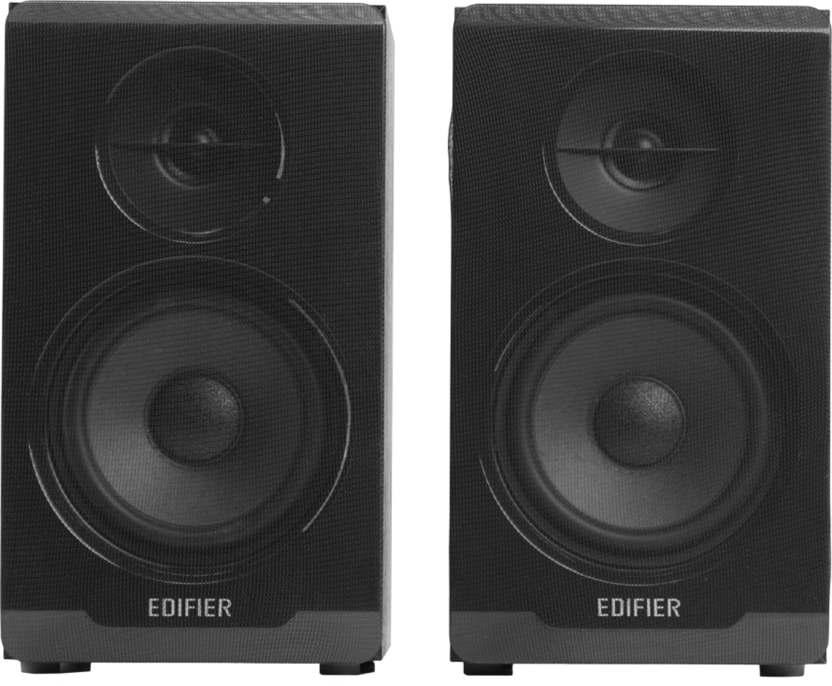 Озвучителна система Edifier R33BT 2.0 Bookshelf Speakers, BT V5.0, AUX, 0.5-inch Tweeters, 3.5-inch Drivers, 10W (RMS), Control Buttons, Blackна ниска цена с бърза доставка - BestPC.BG