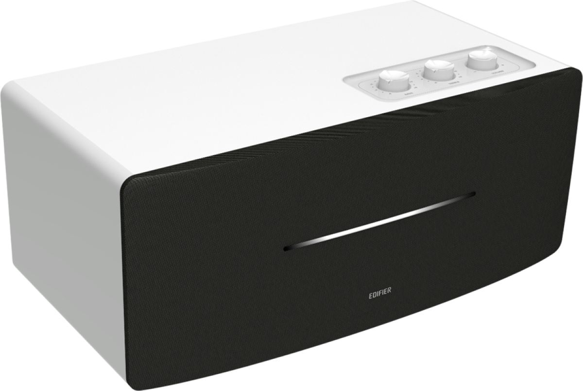 Edifier D12 2.0 Bluetooth Speaker, BT V5.0, RCA, AUX, 2x 4-inch Midrange Drivers, 2x 19mm Tweeters, Remote Control and Top-Mounted Controls,на ниска цена с бърза доставка - BestPC.BG