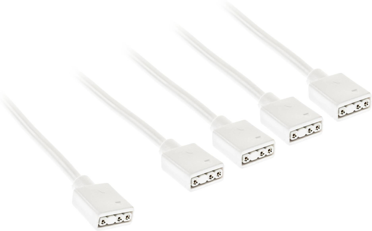 Кабел Kolink ARGB 1-4 Сплитер - 30 cm Бялна ниска цена с бърза доставка - BestPC.BG