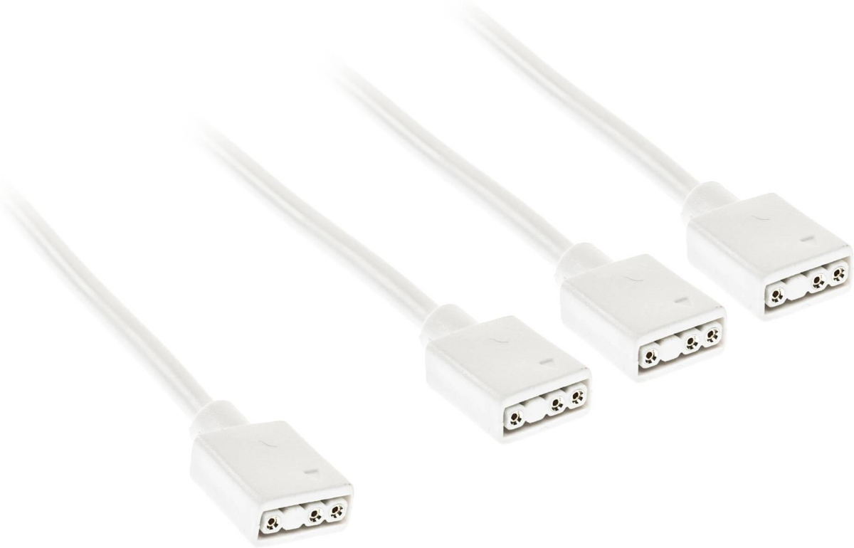 Кабел Kolink ARGB 1-3 Сплитер - 30 cm Бялна ниска цена с бърза доставка - BestPC.BG