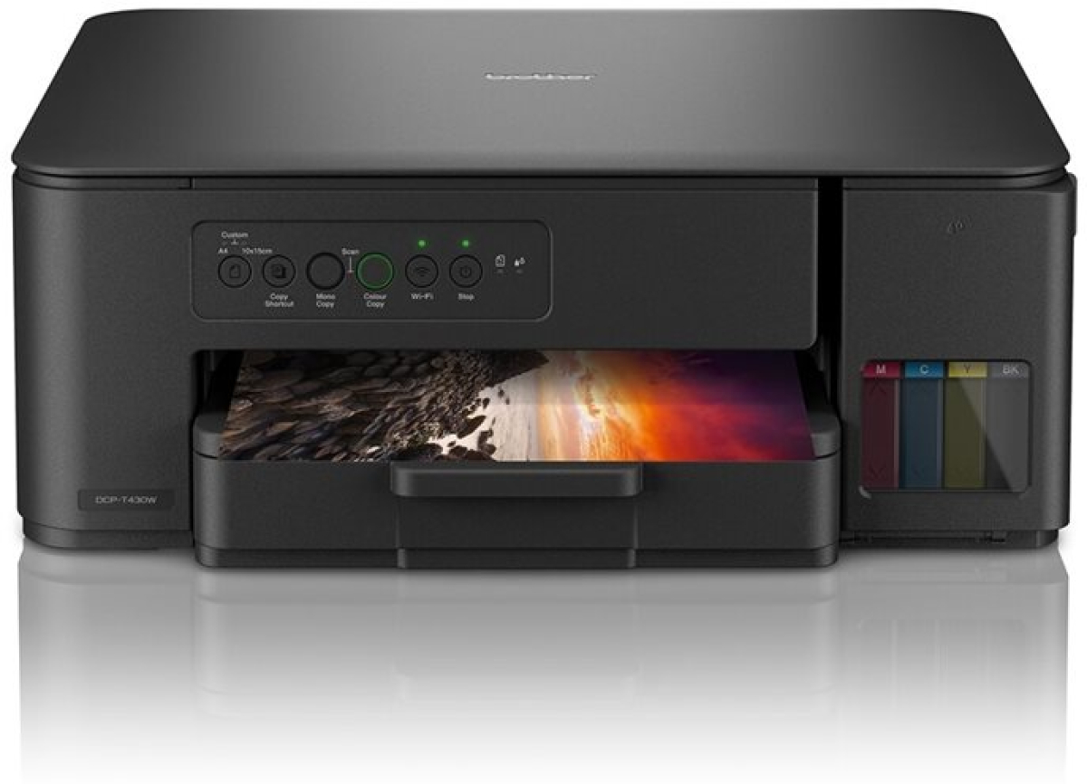 Мултифункционално у-во BROTHER DCPT430WYJ1, Цветен Мастиленоструен, A4, 16-9ipm, 6000 x 1200 dpi, Wi‑Fi, Apple AirPrint, черенна ниска цена с бърза доставка - BestPC.BG