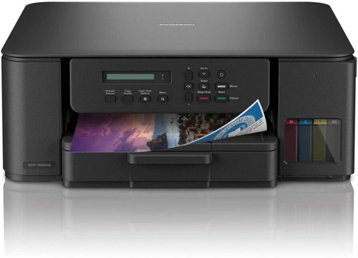Мултифункционално у-во BROTHER DCPT530DWYJ1, Цветен Мастиленоструен, A4, дуплекс, 16-9ipm, 6000 x 1200 dpi, Wi‑Fi, Apple AirPrint, черенна ниска цена с бърза доставка - BestPC.BG
