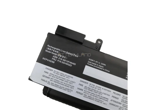 00HW022 батерия за лаптоп Lenovo, 3 клетки, 11.4V, 24Whна ниска цена с бърза доставка - BestPC.BG