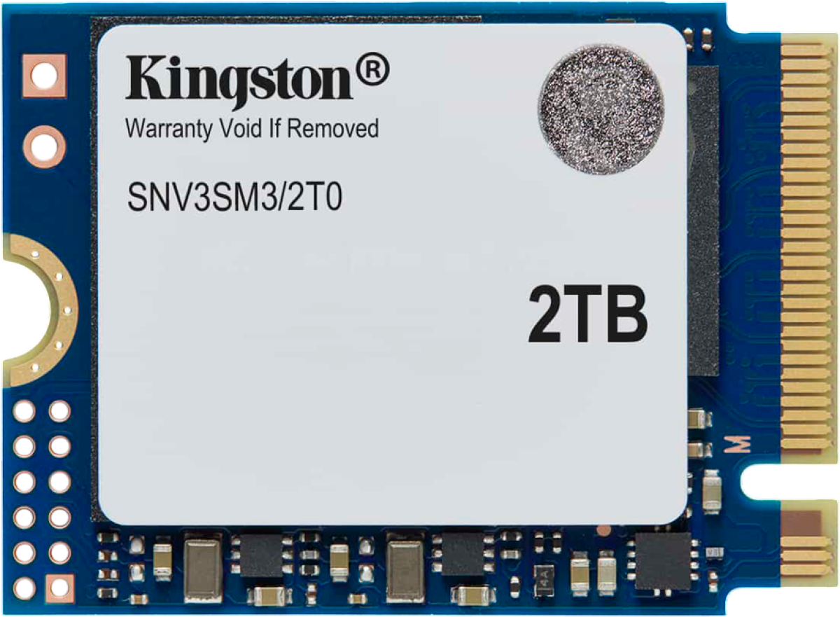 SSD Kingston 2TB NV3 SSD M.2 2230 PCIe 4.0 NVMe, Read: 6, 000- Write: 5, 000MB-sна ниска цена с бърза доставка - BestPC.BG