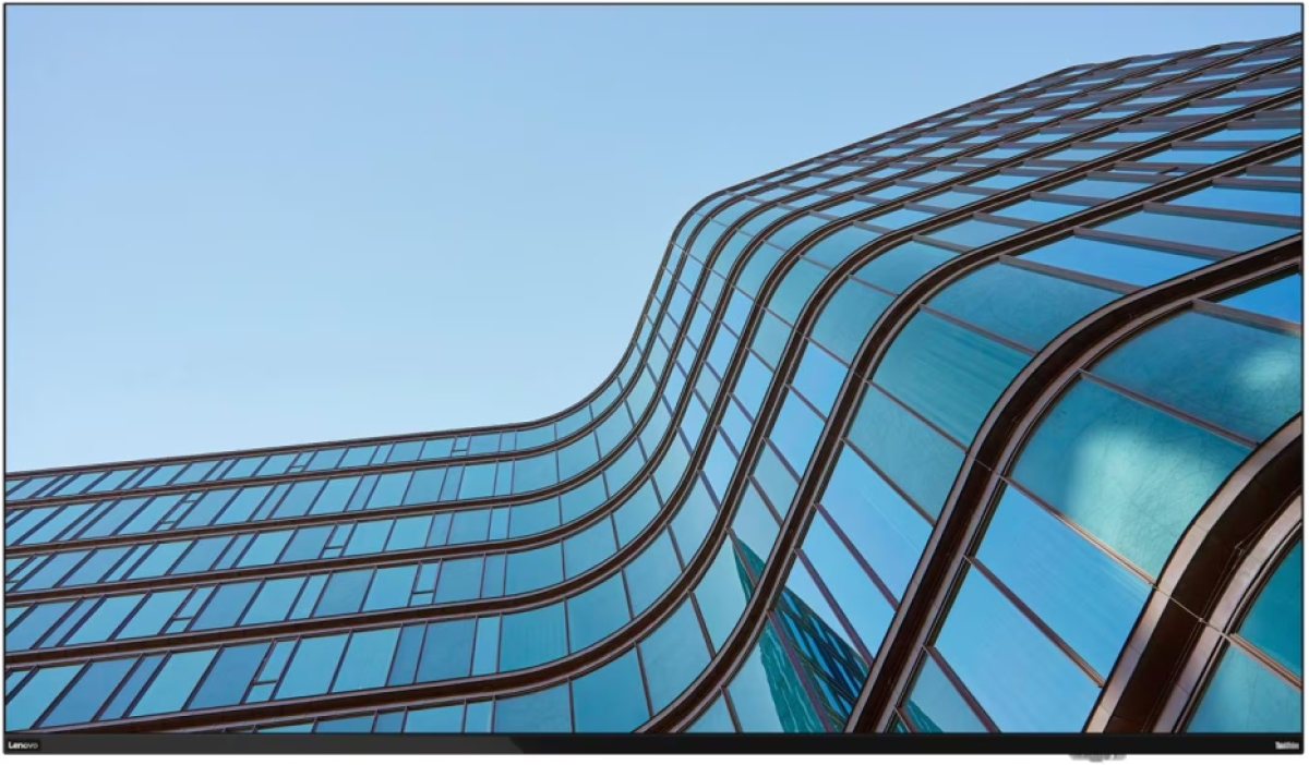 Монитор Lenovo ThinkVision E55 LFD 54.6" UHD (3840 x 2160), IPS, AG, 60Hz, 16:9, 8ms, 400 cd-m2, 5000:1, Speakers, Tilt, 3-yearна ниска цена с бърза доставка - BestPC.BG