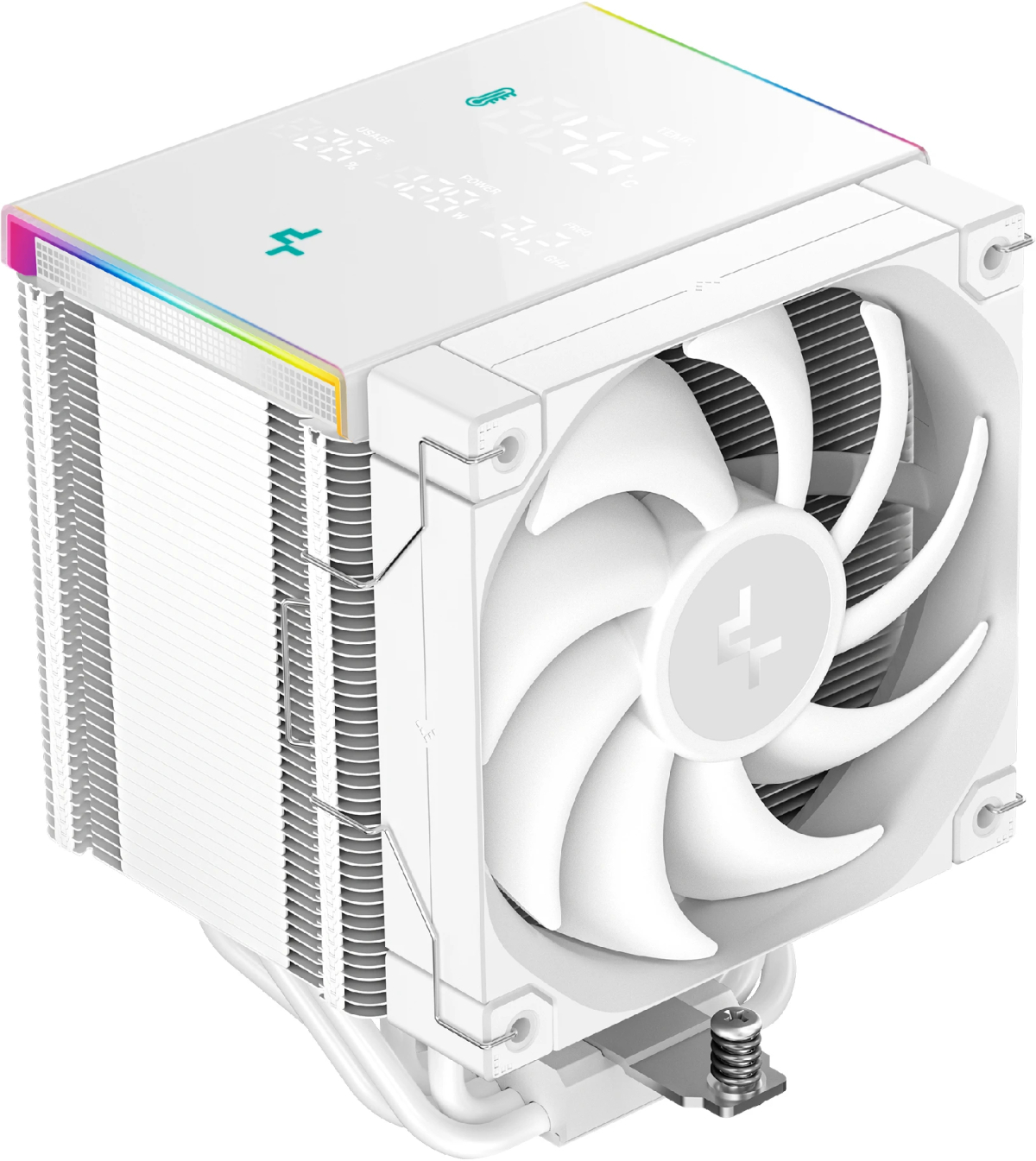 DeepCool охладител за процесор CPU Cooler - AK500 DIGITAL PRO White - LGA1851-AM5на ниска цена с бърза доставка - BestPC.BG