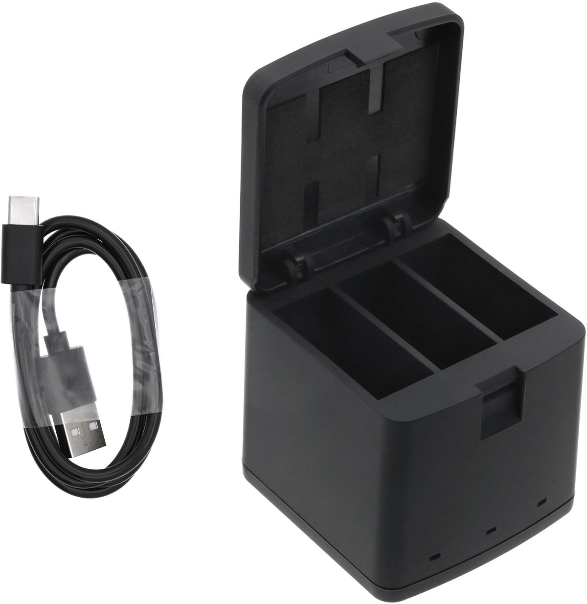 Продукт Зарядно за батерия за камери с три гнезда GoPro 9- 10 - 11 - 12 With USB-C Cameron Sinoна ниска цена с бърза доставка - BestPC.BG