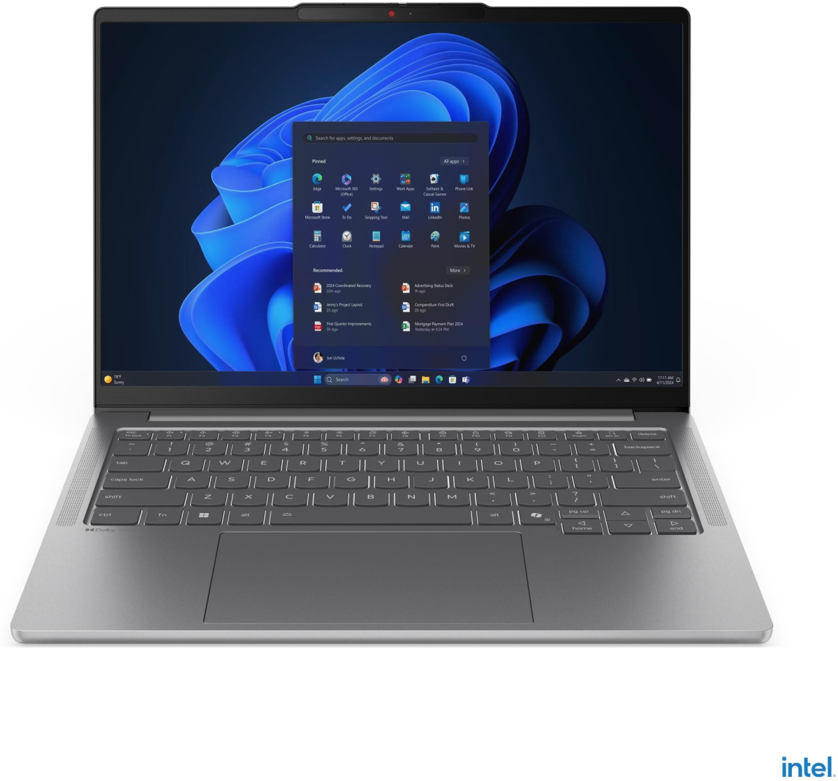 Лаптоп Lenovo IdeaPad Pro 5 14IAH10, 14.0", 2.8K, Intel Core Ultra 9 285H, Intel Arc 140T, 32 GB LPDDR5X, 1 TB SSD, Сивна ниска цена с бърза доставка - BestPC.BG