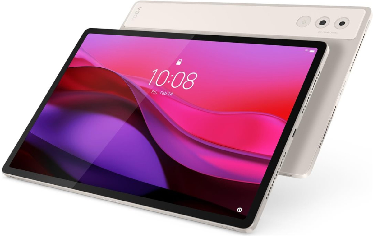 Таблет LENOVO Yoga Tab Plus WiFi SD8 Gen3 3.3GHz 12.7inch 3k 144Hz 16GB DDR5x 256GB flash Android 14 Seashell + Penна ниска цена с бърза доставка - BestPC.BG