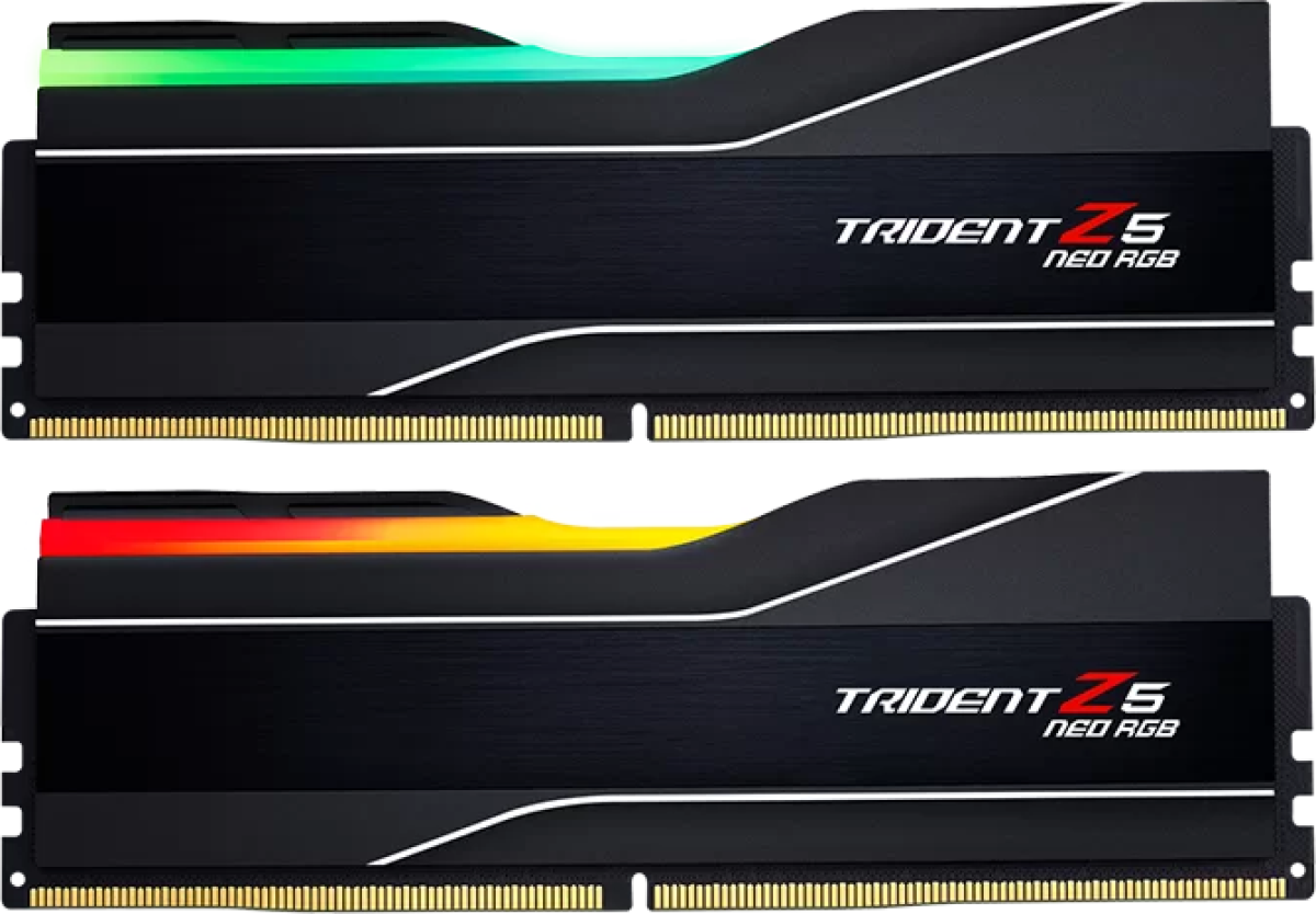 Памет G.SKILL Trident Z5 Neo RGB Black 32GB(2x16GB) DDR5 6000MHz CL26 - AMD EXPOна ниска цена с бърза доставка - BestPC.BG