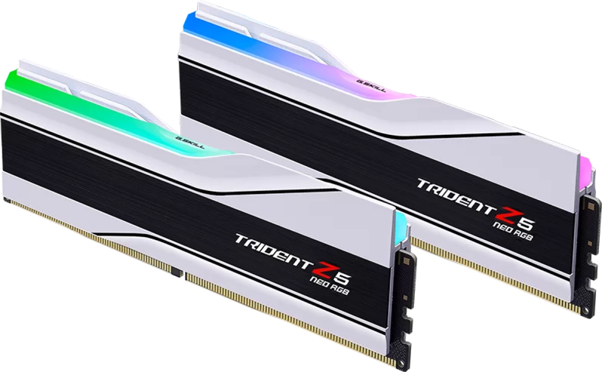 Памет G.SKILL Trident Z5 Neo RGB White 64GB(2x32GB) DDR5 6000MHz CL26 - AMD EXPOна ниска цена с бърза доставка - BestPC.BG