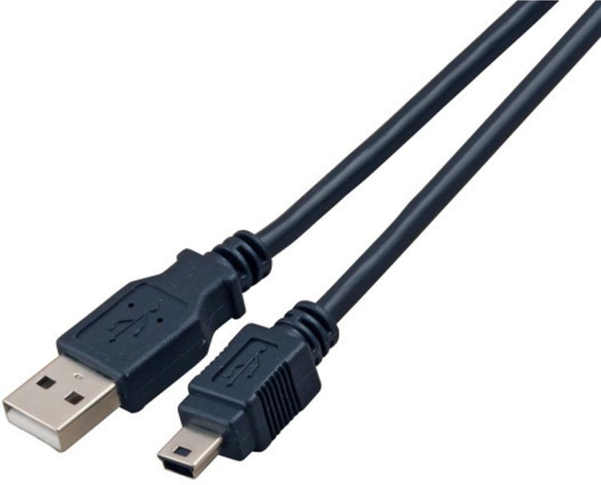 USB 2.0 удължителен кабел, Type A plug - Type Mini-B plug, черенна ниска цена с бърза доставка - BestPC.BG