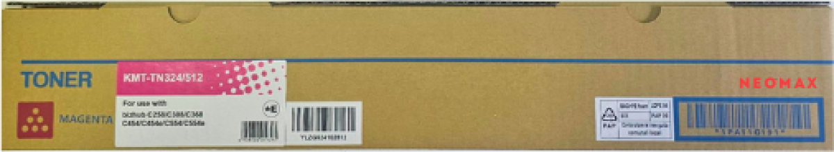 Тонер за лазерен принтер КАСЕТА ЗА KONICA MINOLTA BIZHUB C258/C308/C368 - Magenta - TN324M (TN-324M) - A8DA350 - PN KMT-TN324M - NEOMAX на ниска цена с бърза доставка - BestPC.BG
