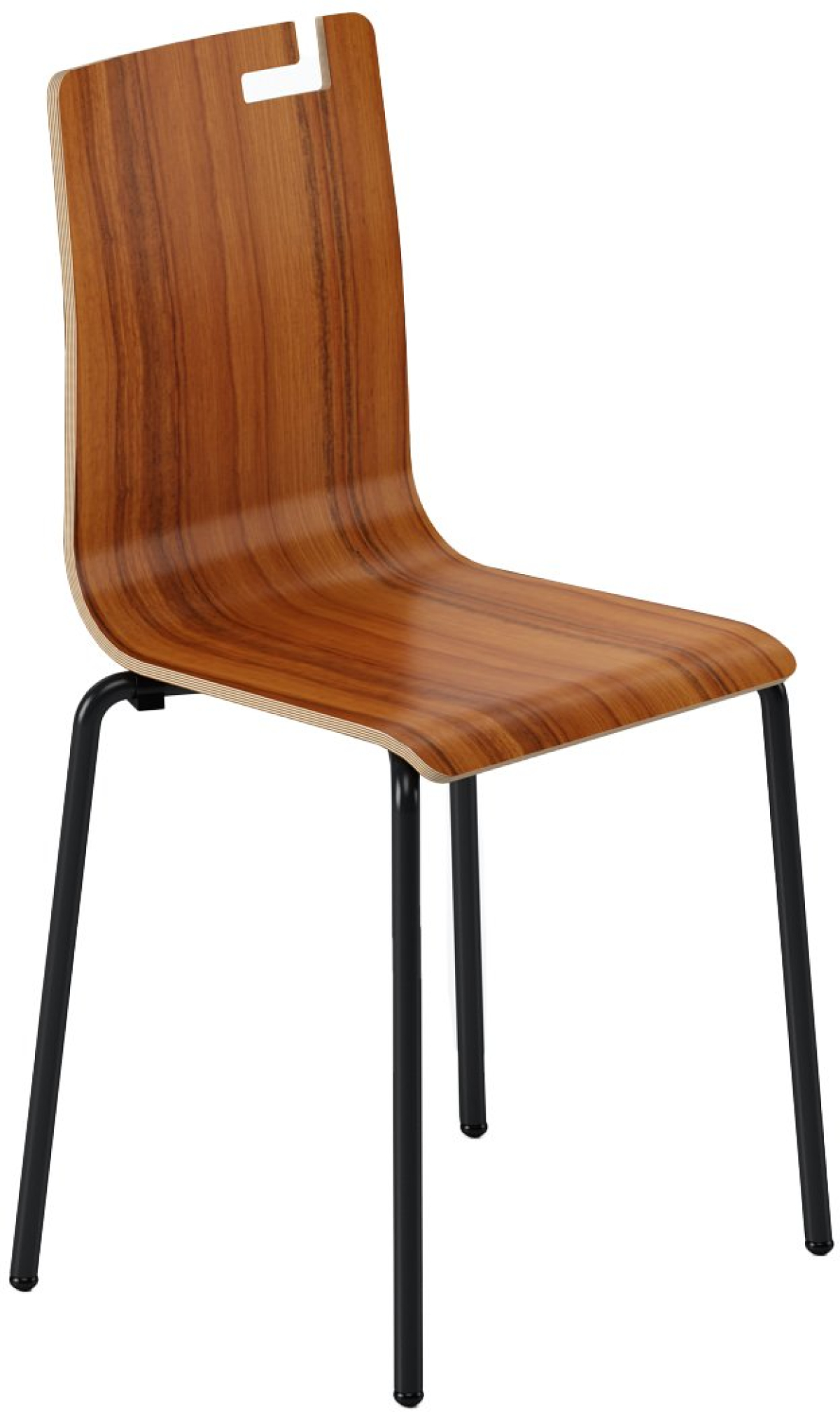 Стол RFG Solo Polywood, 400 х 400 х 810 mm, до 120 kg, тиково дърво, черен метал, сглобена мострана ниска цена с бърза доставка - BestPC.BG