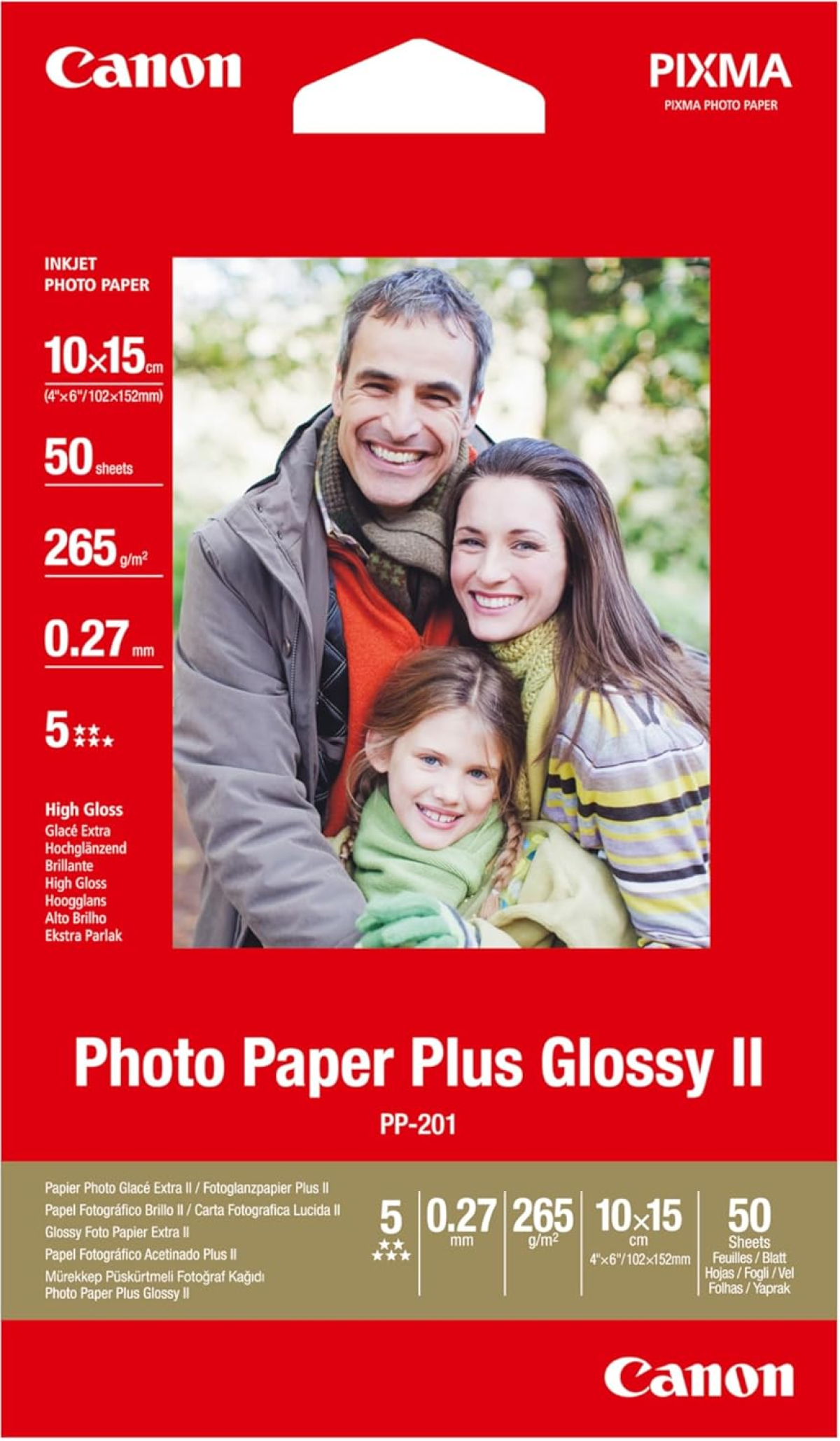 Хартия за принтер CANON PAPER PP-201 4X6 /GIFTна ниска цена с бърза доставка - BestPC.BG