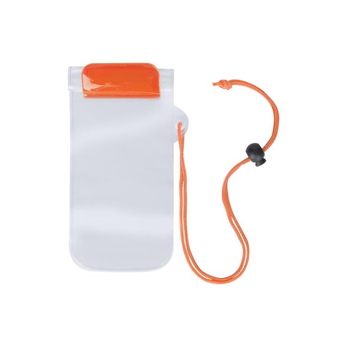 Калъф за смартфон Калъф за телефон Wapro, 95 х 230 mm, прозрачен, оранжевна ниска цена с бърза доставка - BestPC.BG