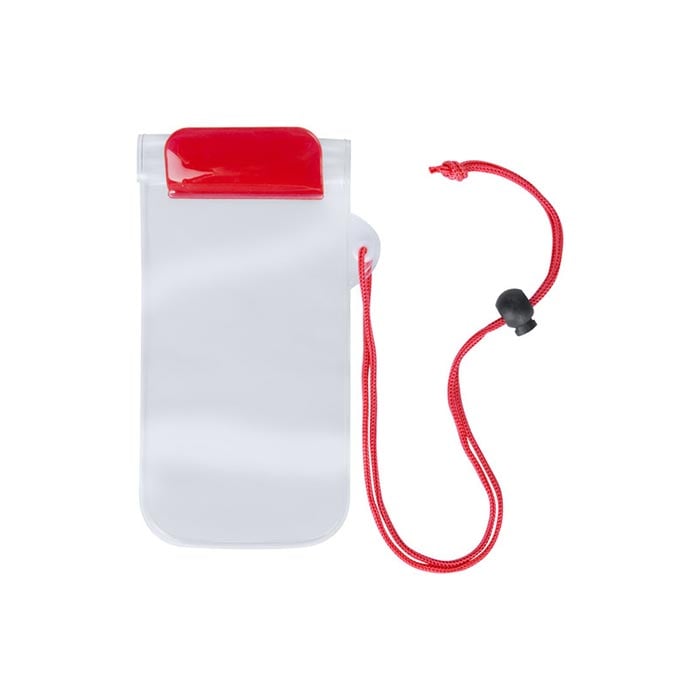 Калъф за смартфон Калъф за телефон Wapro, 95 х 230 mm, прозрачен, червенна ниска цена с бърза доставка - BestPC.BG