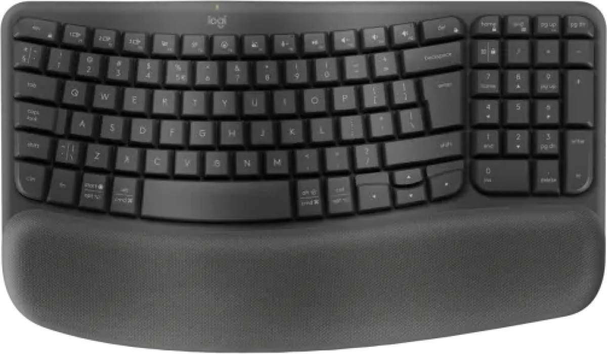 Клавиатура Logitech Wave Keys for Business, Graphiteна ниска цена с бърза доставка - BestPC.BG