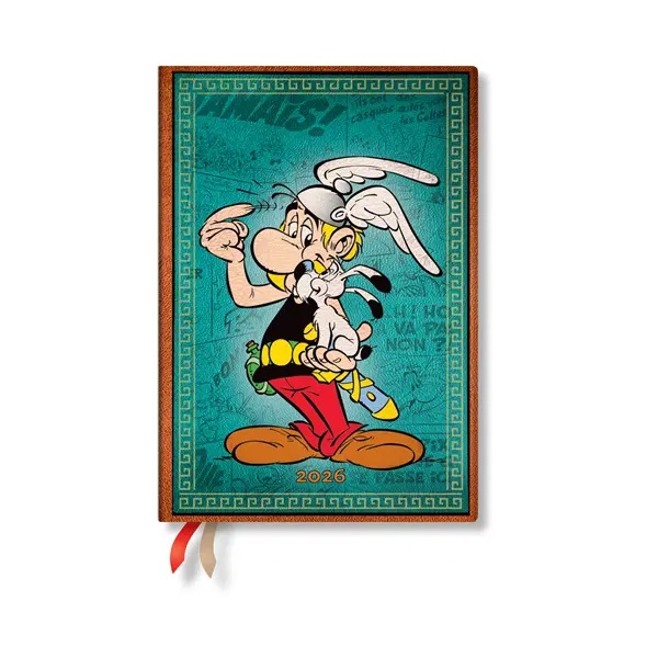 Paperblanks Планер Asterix the Gaul, Midi, хоризонтален, твърда корица, 80 листа, за 2026 годинана ниска цена с бърза доставка - BestPC.BG