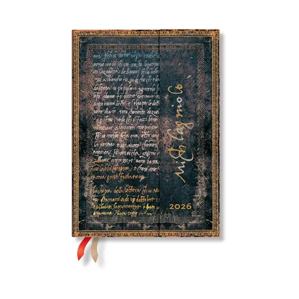 Paperblanks Планер Michelangelo, Midi, хоризонтален, твърда корица, 80 листа, за 2026 годинана ниска цена с бърза доставка - BestPC.BG