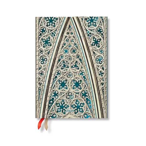 Paperblanks Планер Vault of the Milan Cathedral, Midi, Verso, твърда корица, 80 листа, за 2026 годинана ниска цена с бърза доставка - BestPC.BG
