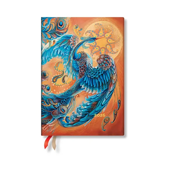 Paperblanks Планер Sirebird, Midi, хоризонтален, мека корица, 88 листа, за 2026 годинана ниска цена с бърза доставка - BestPC.BG