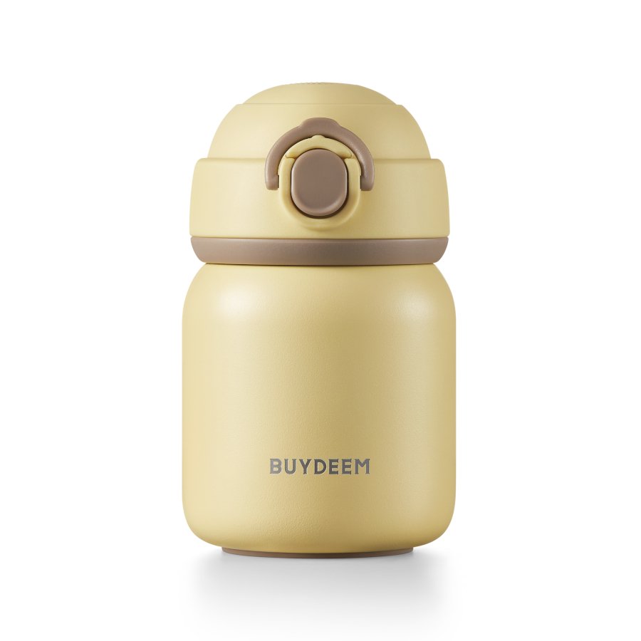 Продукт BUYDEEM Stainless Steel Thermos Bottle 200 ml, model TAN200, color Mellow Yellowна ниска цена с бърза доставка - BestPC.BG