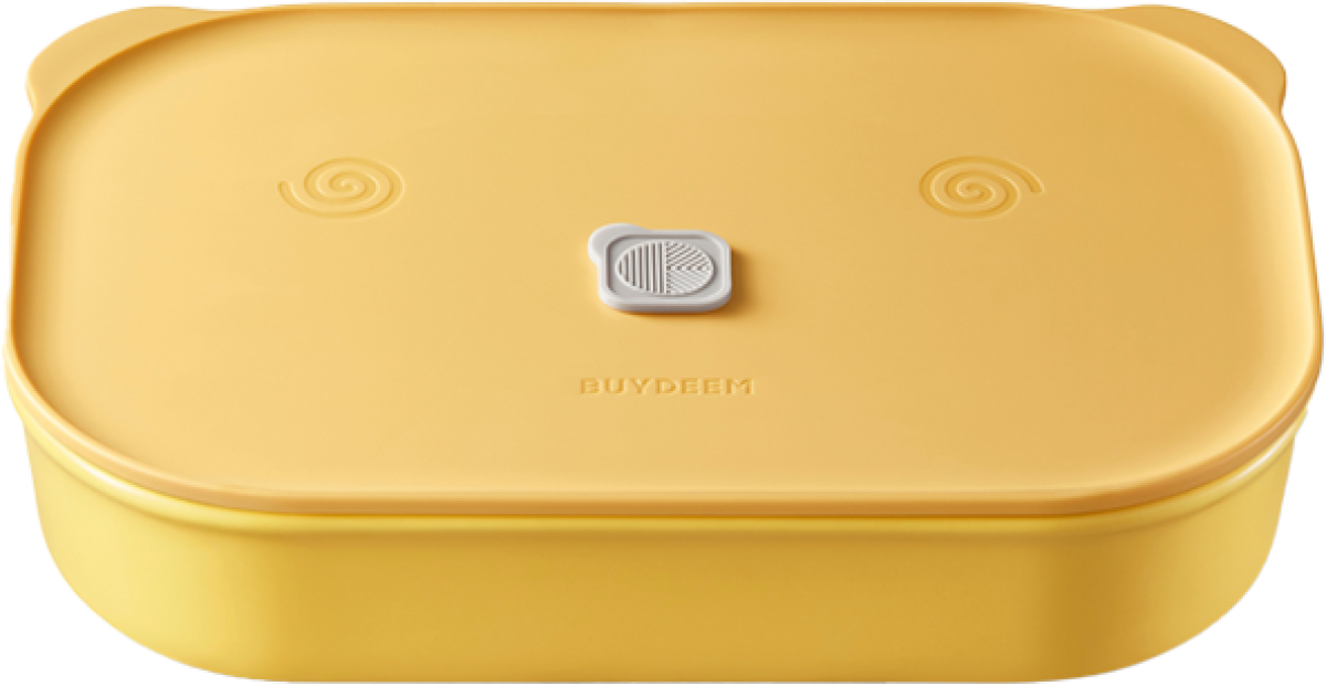 BUYDEEM Bento Lunch Box 1L, model CT3008, color Mellow Yellowна ниска цена с бърза доставка - BestPC.BG
